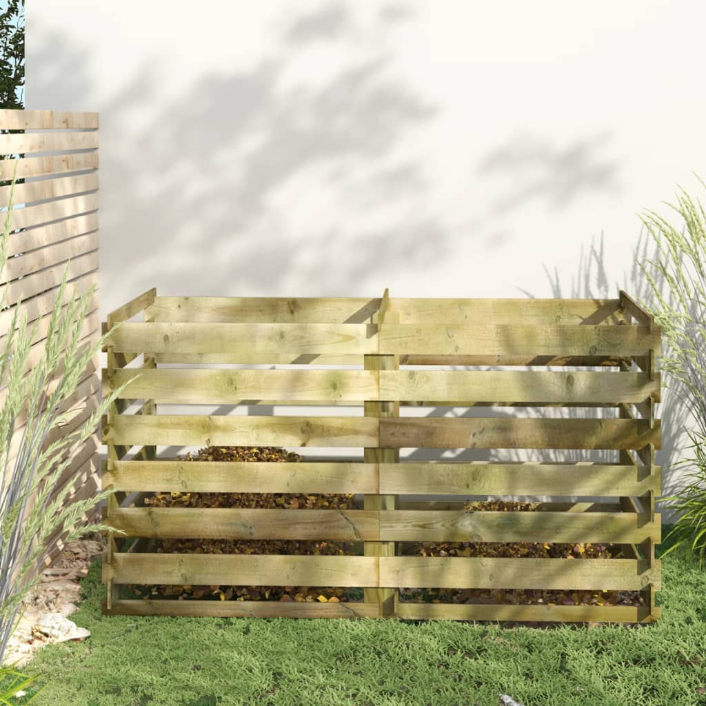Compostbak Met Latten Geïmpregneerd Grenenhout