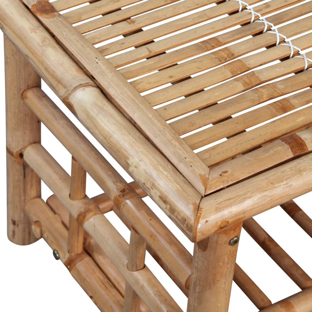 -Delige Loungeset Met Kussens Bamboe