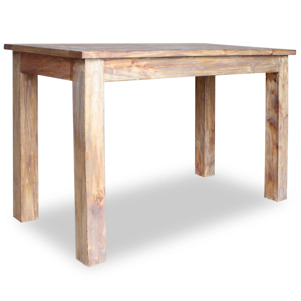 Eettafel 120X60X77 Cm Massief Gerecycled Hout