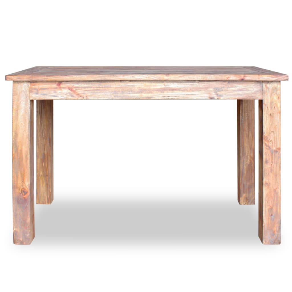 Eettafel 120X60X77 Cm Massief Gerecycled Hout