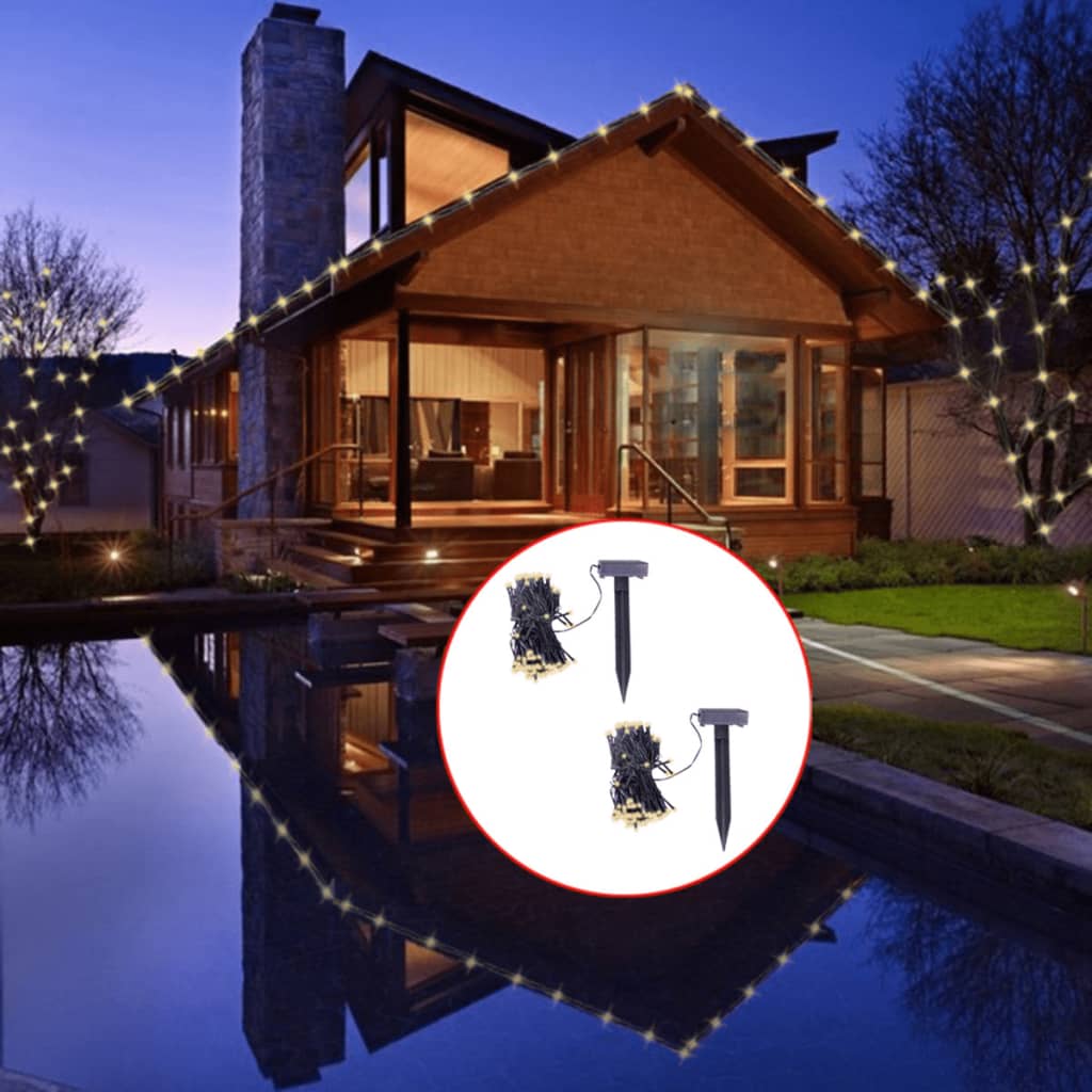 Led-Lichtsnoer Solar Warmwit