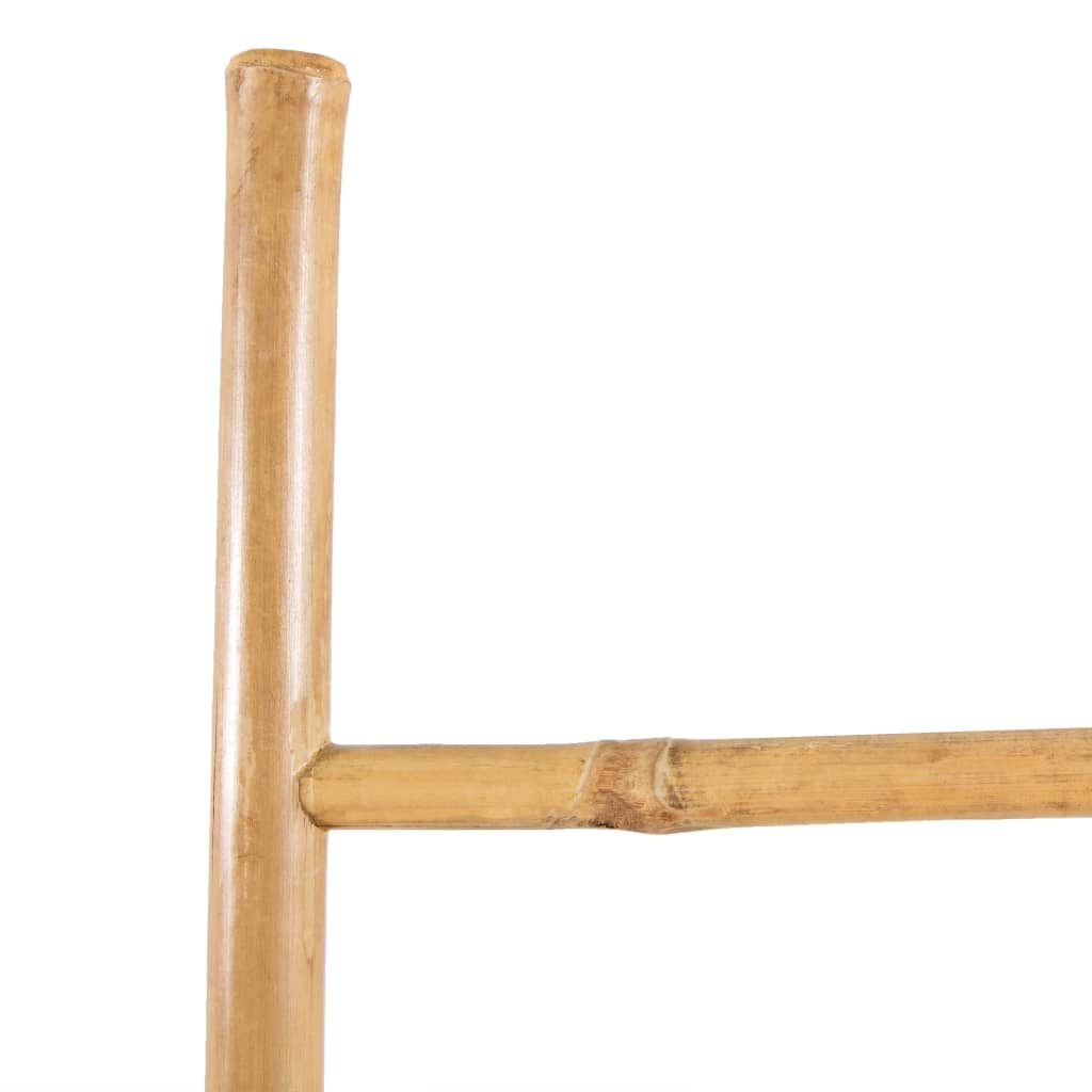 Handdoekladder Met 5 Sporten Bamboe