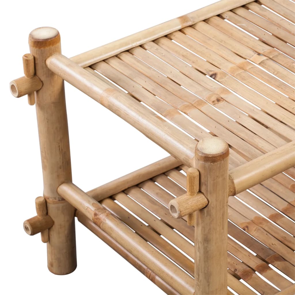 Schoenenrek Bamboe Twee Lagen
