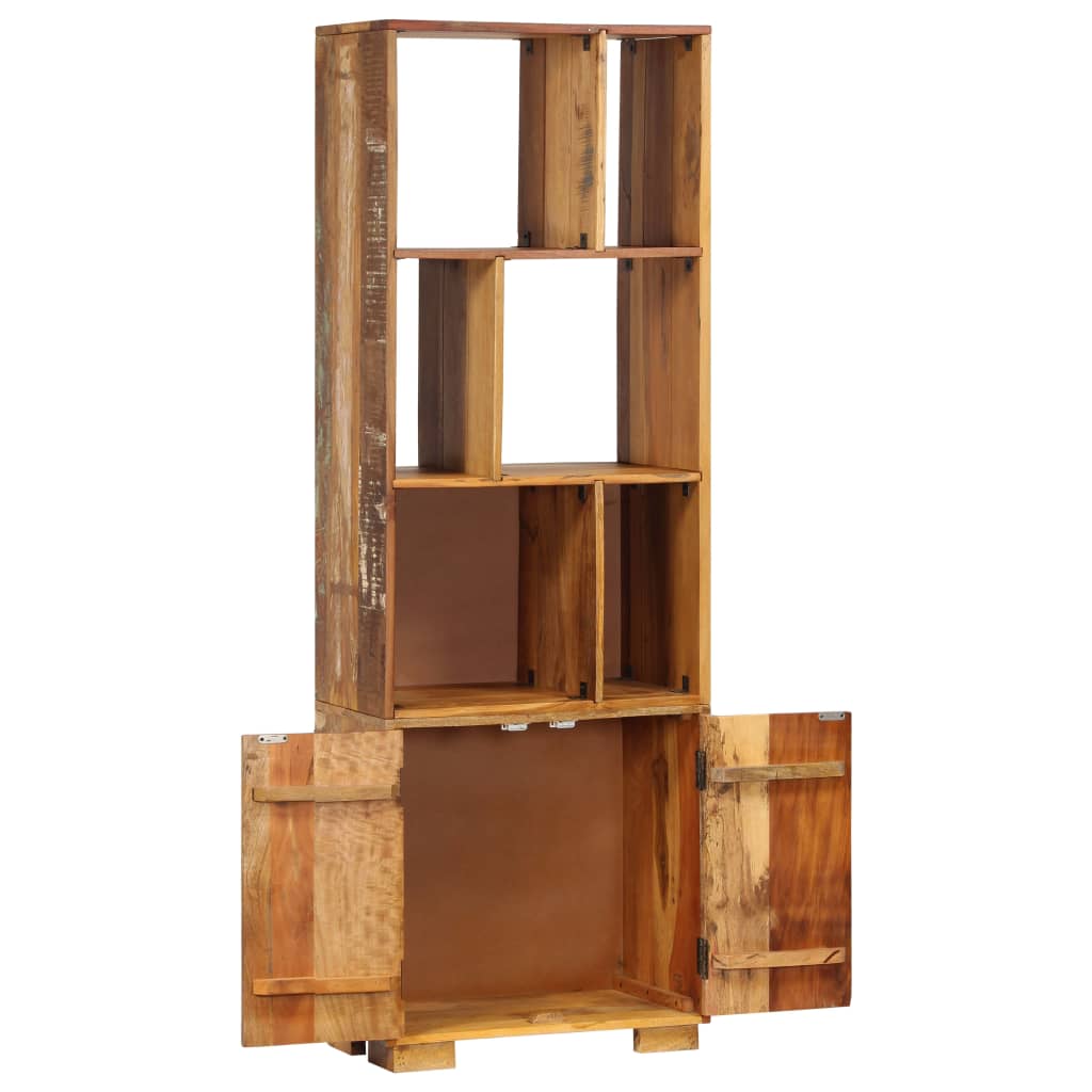 Boekenkast 60X35X80 Cm Massief Gerecycled Hout