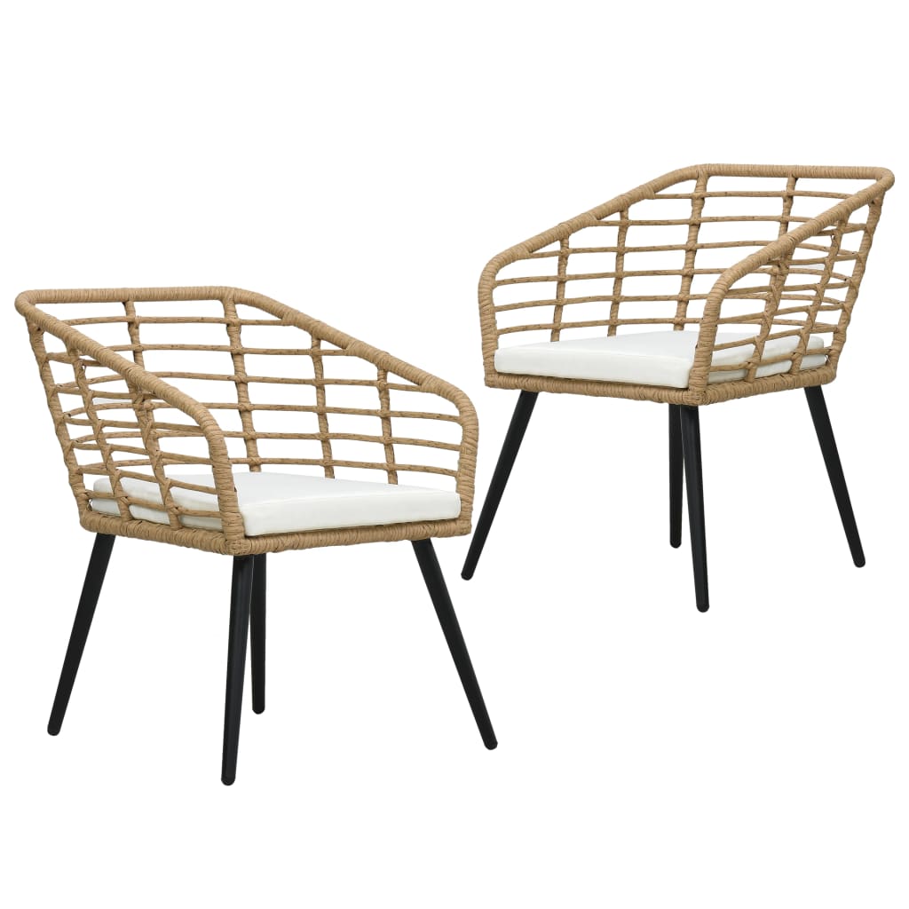 Tuinstoelen Met Kussens Poly Rattan