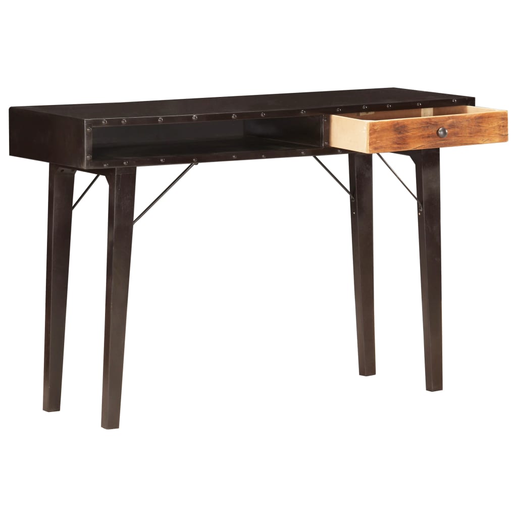 Wandtafel 118X35X76 Cm Massief Gerecycled Hout