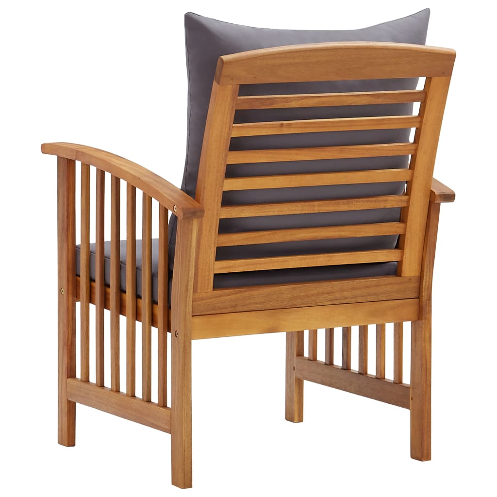 Tuinstoelen Met Kussens Massief Acaciahout