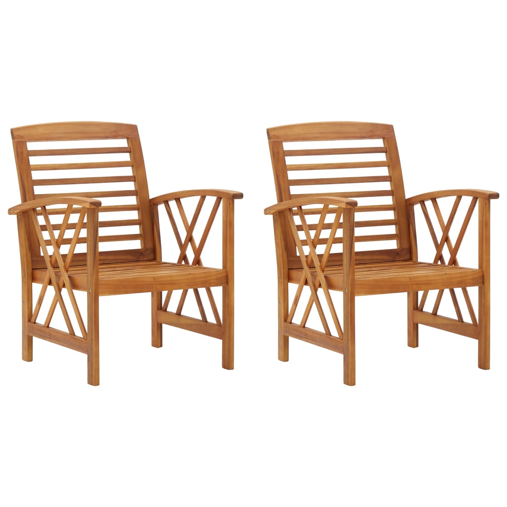 Tuinstoelen Met Kussens Massief Acaciahout