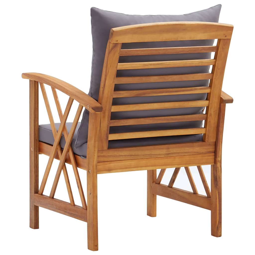 Tuinstoelen Met Kussens Massief Acaciahout