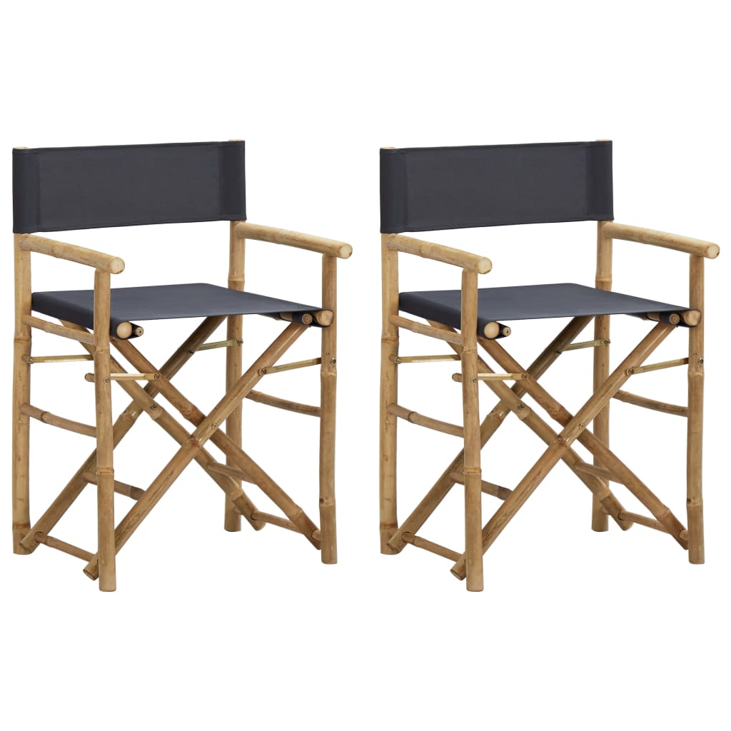 Regisseursstoelen Inklapbaar Bamboe En Canvas