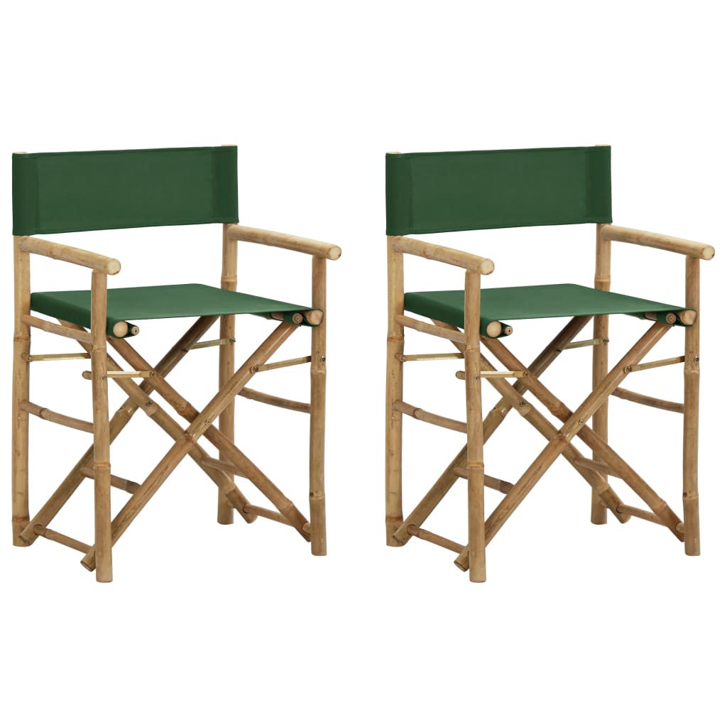 Regisseursstoelen Inklapbaar Bamboe En Canvas