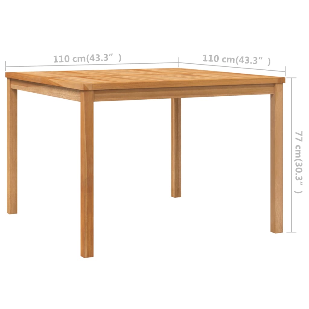 Tuintafel Massief Teakhout