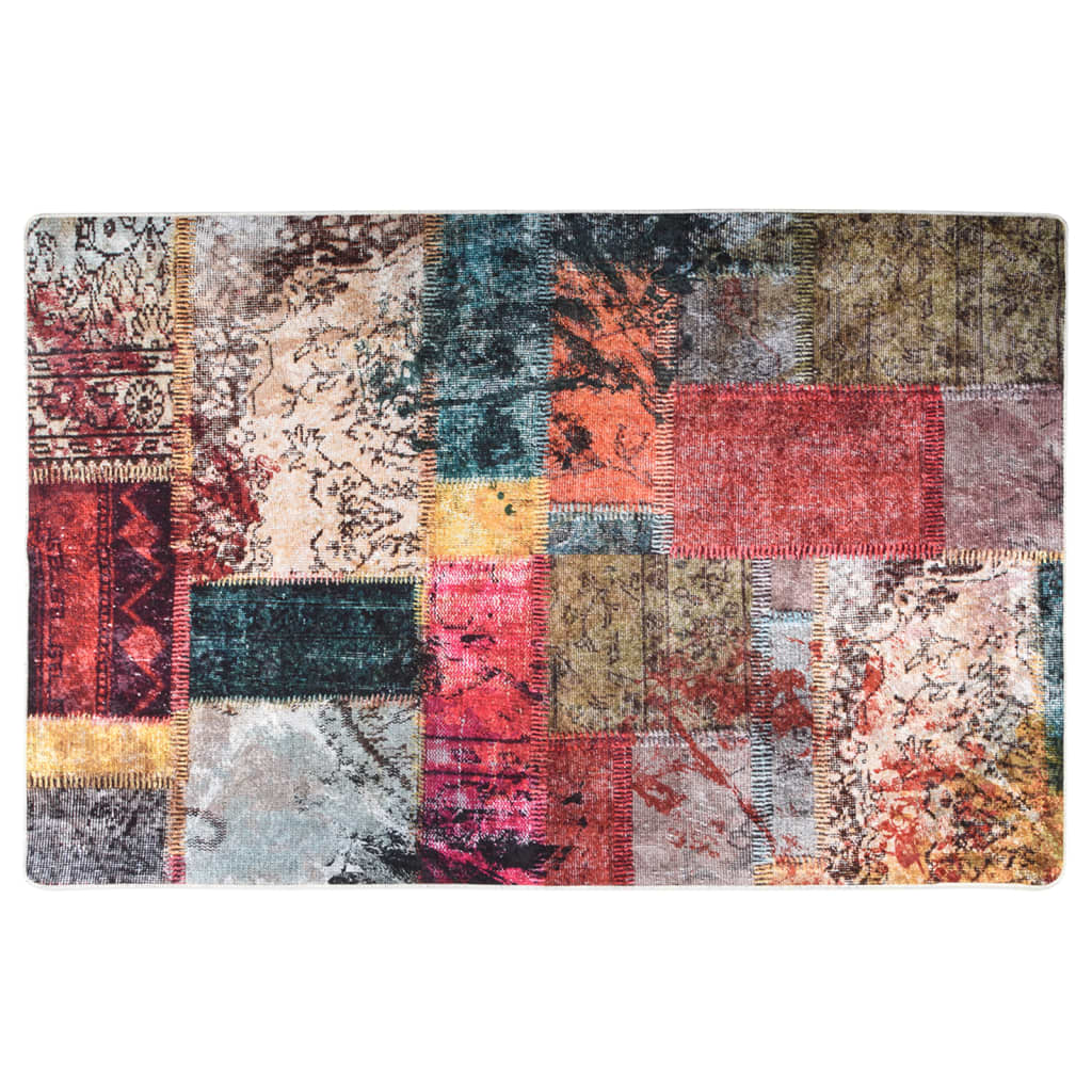 Vloerkleed Wasbaar Anti-Slip Meerkleurig Patchwork