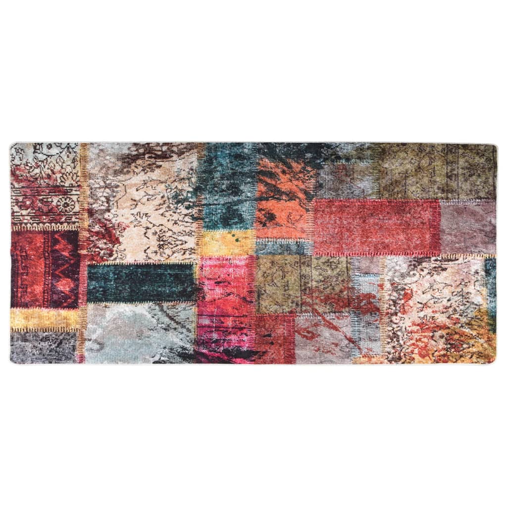 Vloerkleed Wasbaar Anti-Slip Meerkleurig Patchwork