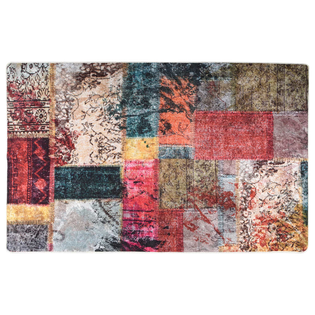 Vloerkleed Wasbaar Anti-Slip Meerkleurig Patchwork