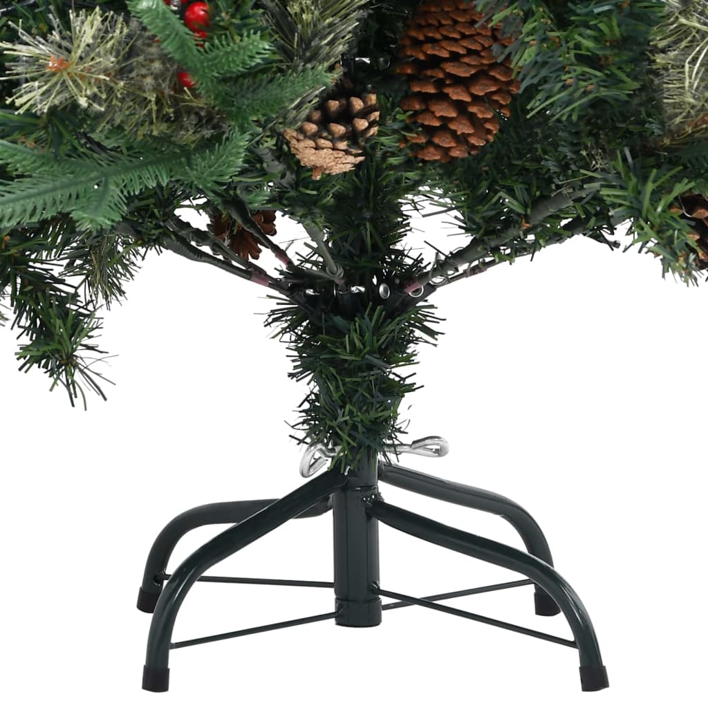 Kerstboom Met Dennenappels 150 Cm Pvc En Pe Groen