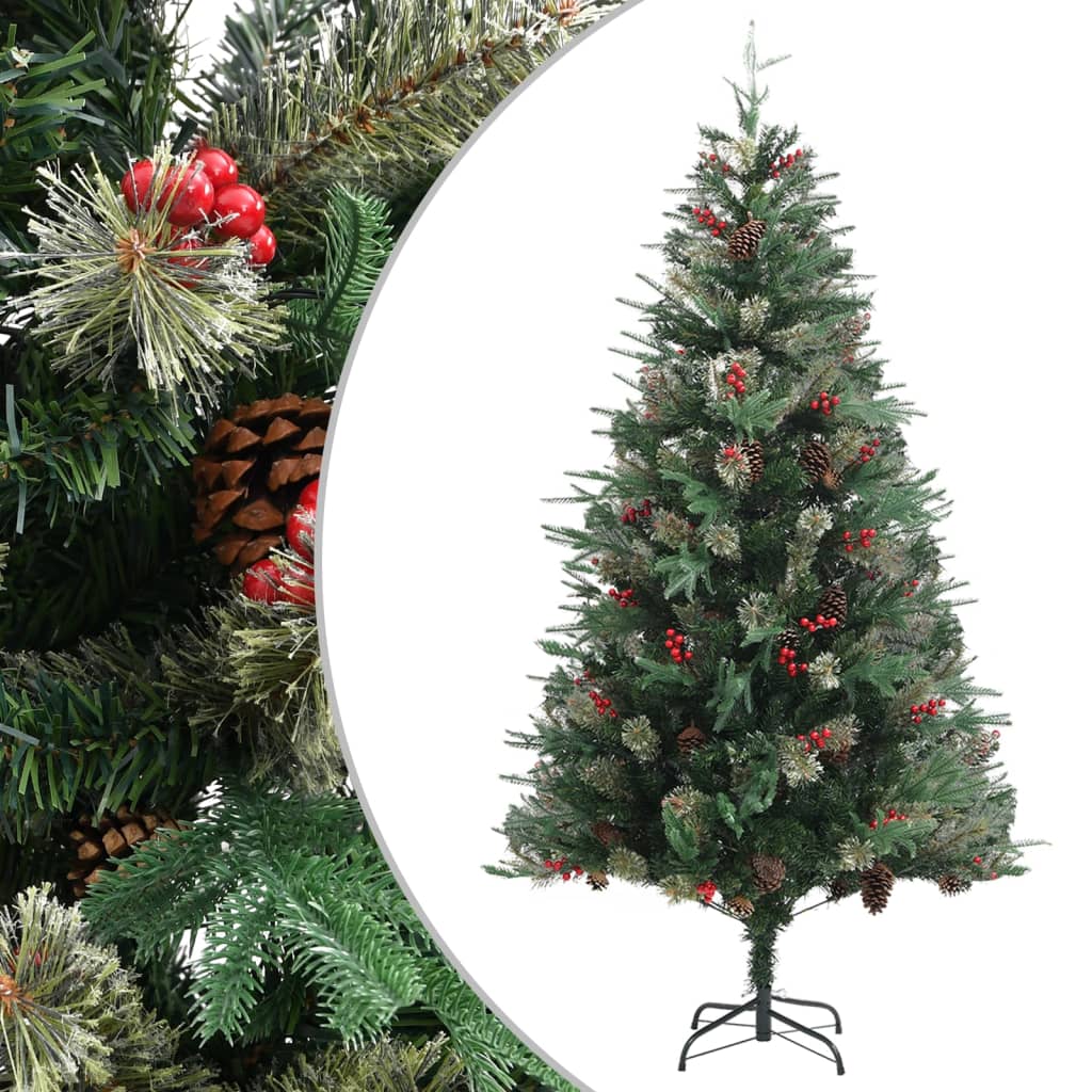 Kerstboom Met Dennenappels 150 Cm Pvc En Pe Groen