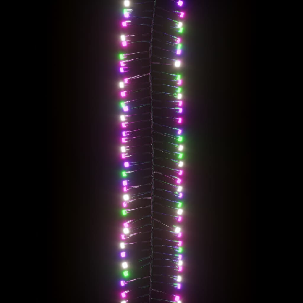 Lichtslinger Cluster Met 3000 Led's Pvc Pastel Meerkleurig En Donkergroen