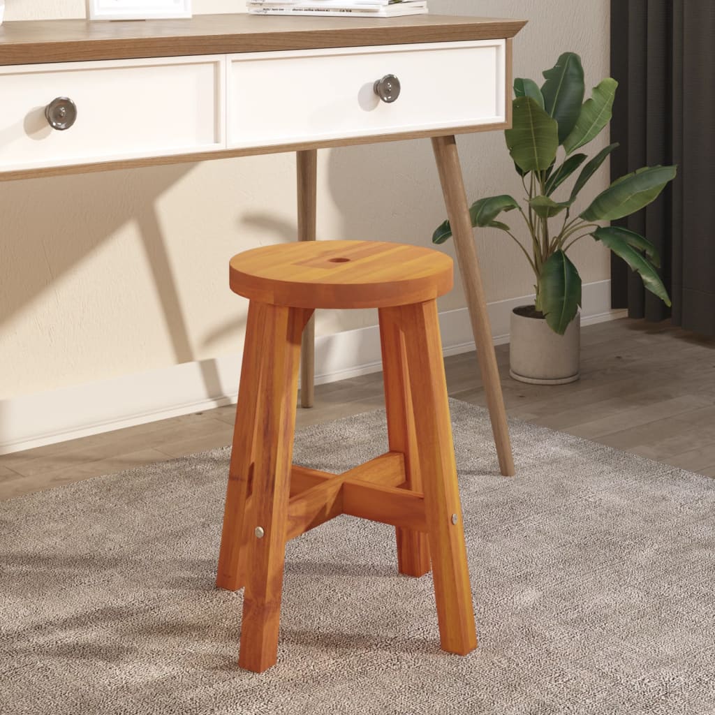 Kruk Rond Massief Acaciahout Bruin