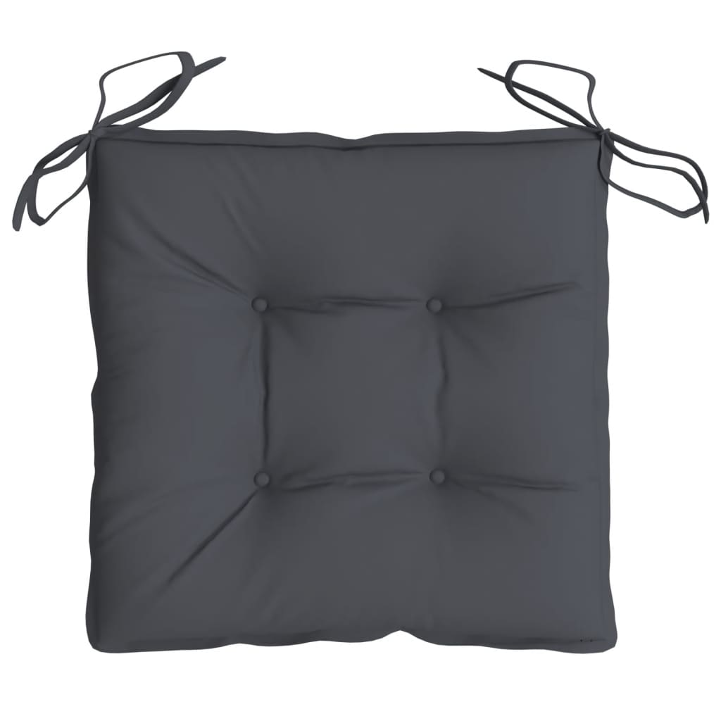 Stoelkussens 6 St 50X50X7 Cm Oxford Stof Antracietkleurig