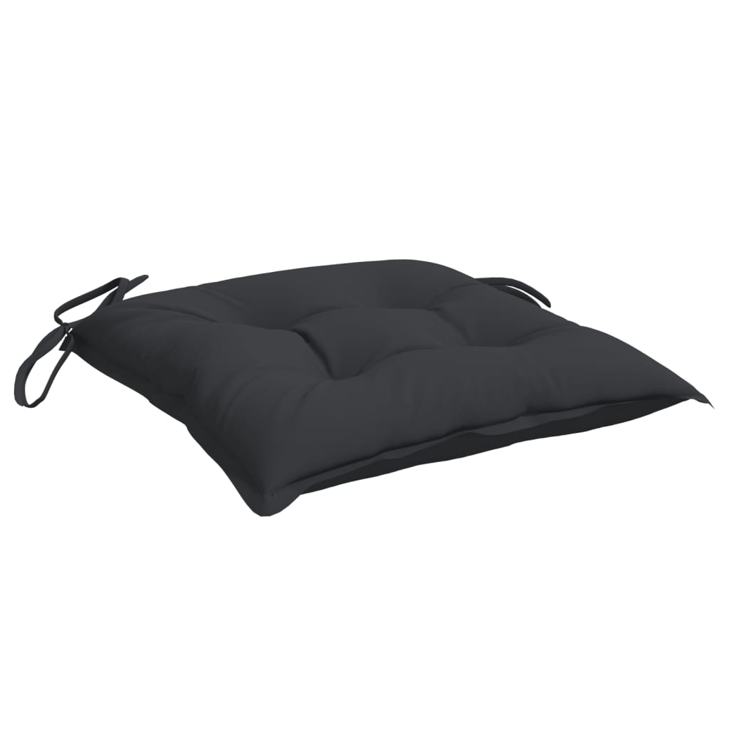 Palletkussens 4 St 50X50X7 Cm Oxford Stof Zwart