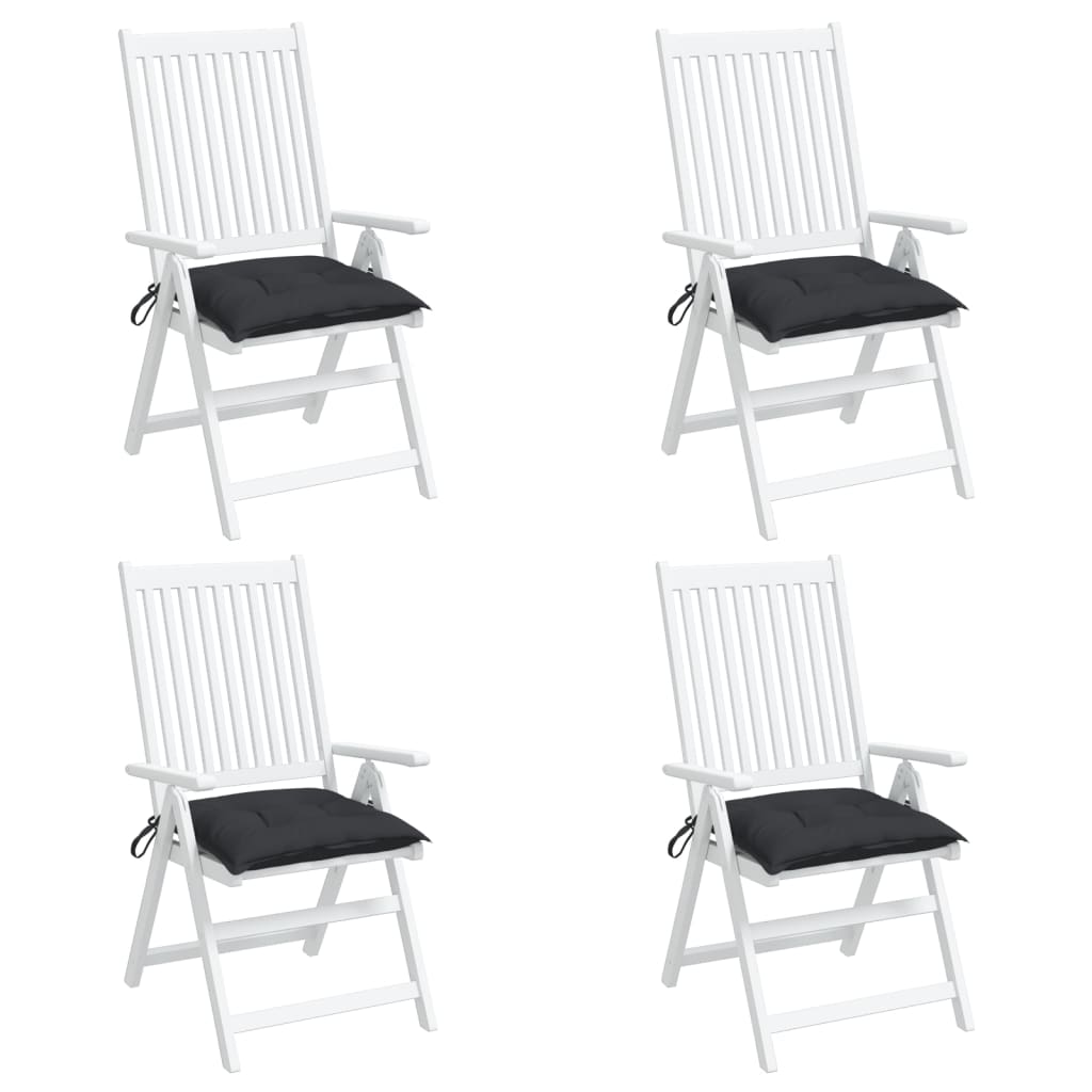Palletkussens 4 St 50X50X7 Cm Oxford Stof Zwart