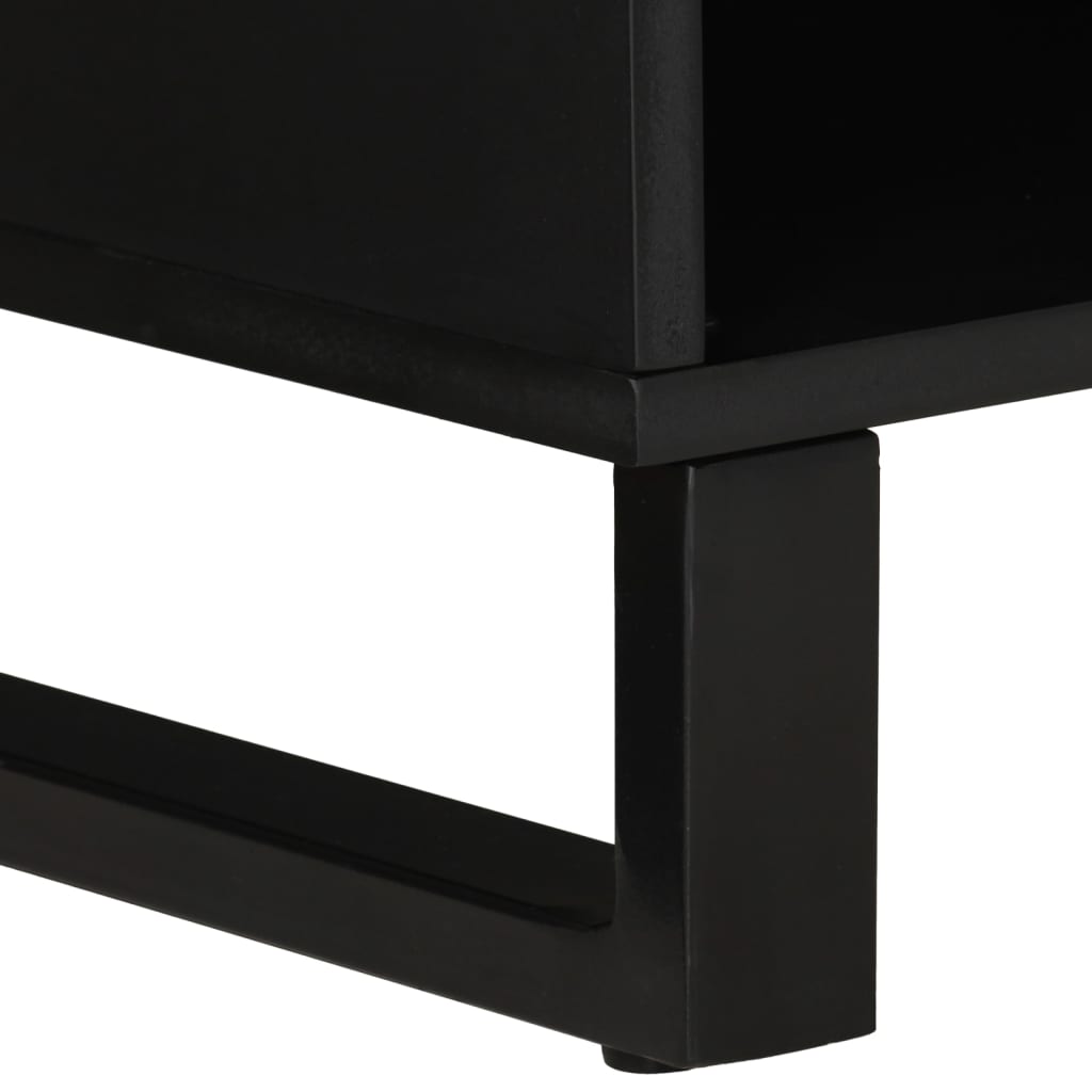 Tv-Meubel 100X33X46 Cm Massief Mangohout En Bewerkt Hout