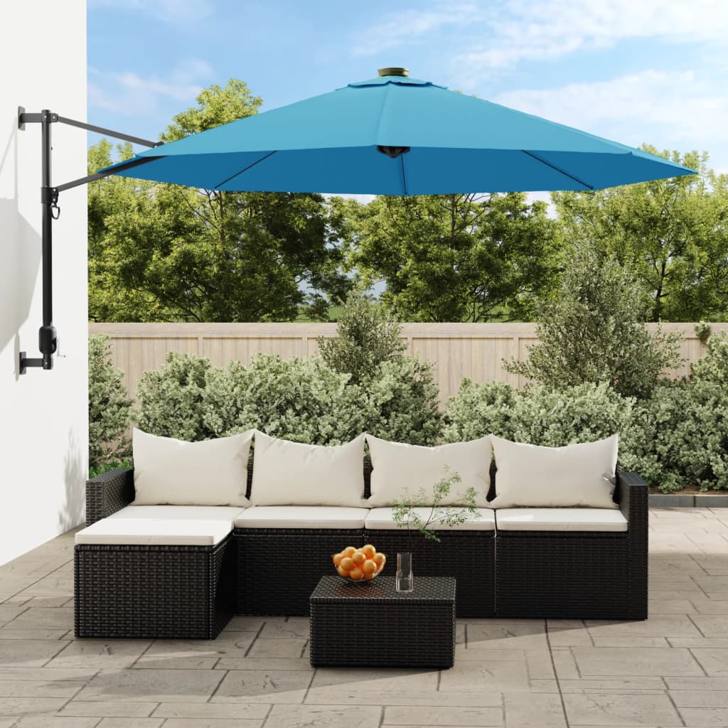 Wandparasol Met Leds 290 Cm Zee