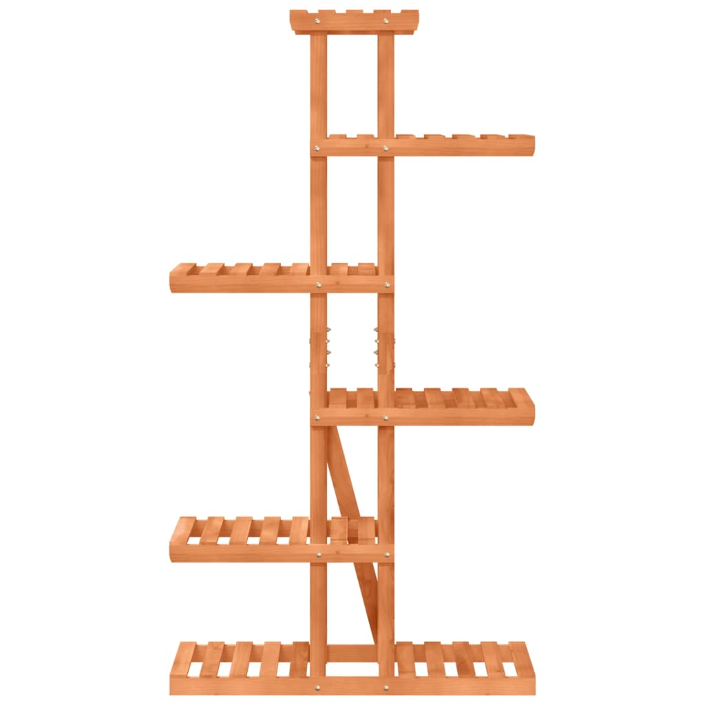 Plantenstandaard 75X25X40,5 Cm Massief Vurenhout Lichtbruin