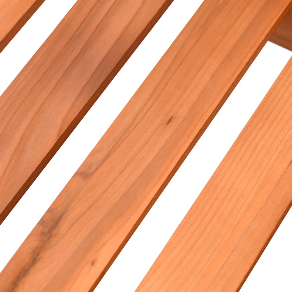 Plantenstandaard 75X25X40,5 Cm Massief Vurenhout Lichtbruin