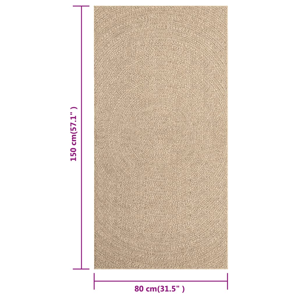 Vloerkleed Voor Binnen En Buiten Jute Look