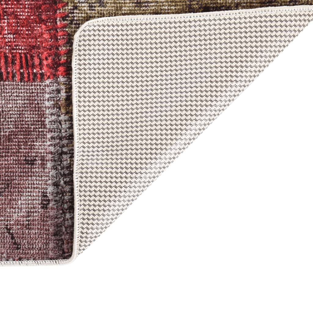 Vloerkleed Wasbaar Anti-Slip Meerkleurig Patchwork