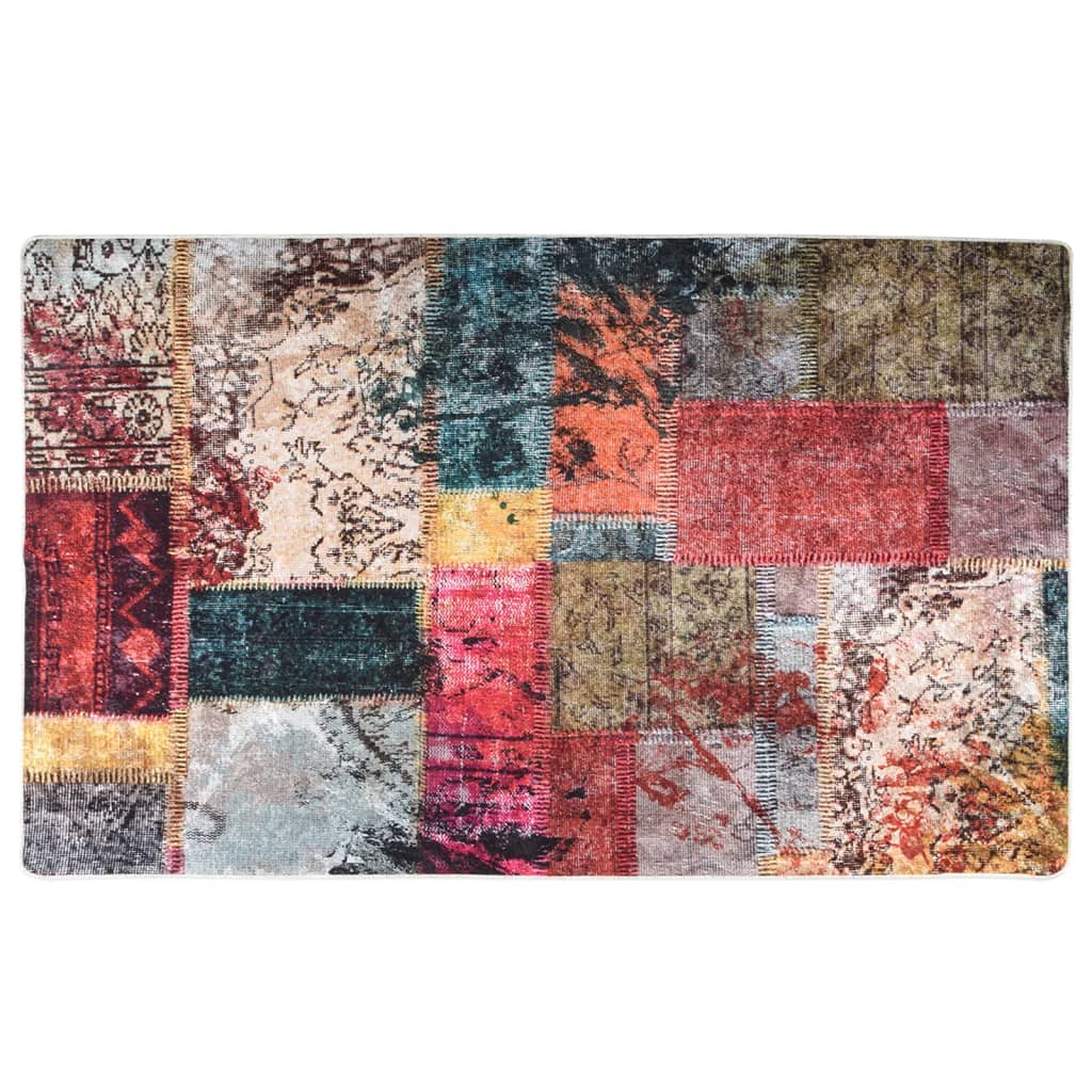 Vloerkleed Wasbaar Anti-Slip Meerkleurig Patchwork