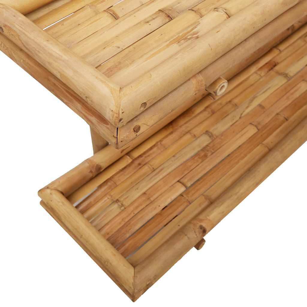 Wandplank Met Plank Wandgemonteerd Bruin 75 X 26 X 60 Cm Bamboe