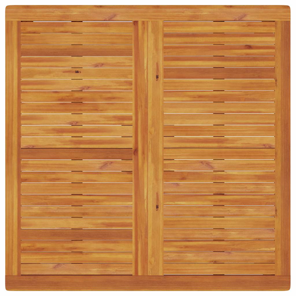 Tuin Eetset 3 Pcs Bruin 110 X 110 X 75 Cm Massief Acaciahout