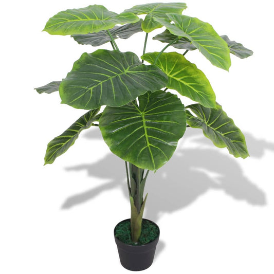 Kunstplant Taro Met Pot 85 Cm