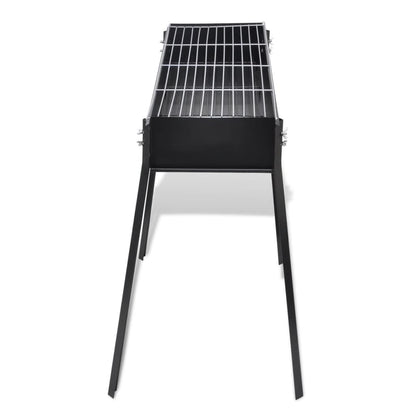 Houtskoolbarbecue Staand Vierkant 75X28 Cm