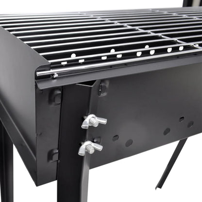 Houtskoolbarbecue Staand Vierkant 75X28 Cm