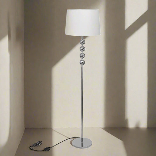 Vloerlamp Met Hoog Standaard En 4 Ballen