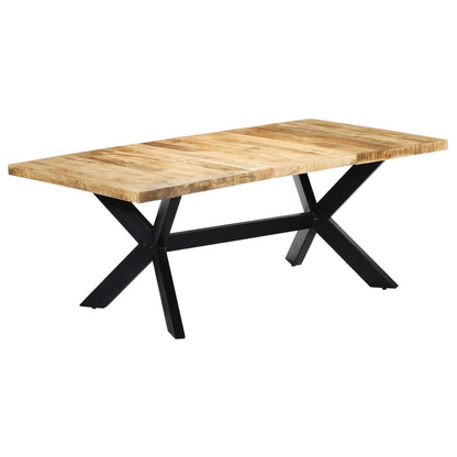 Eettafel Massief Ruw Mangohout