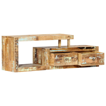 Tv-Meubel 120X30X40 Cm Massief Gerecycled Hout