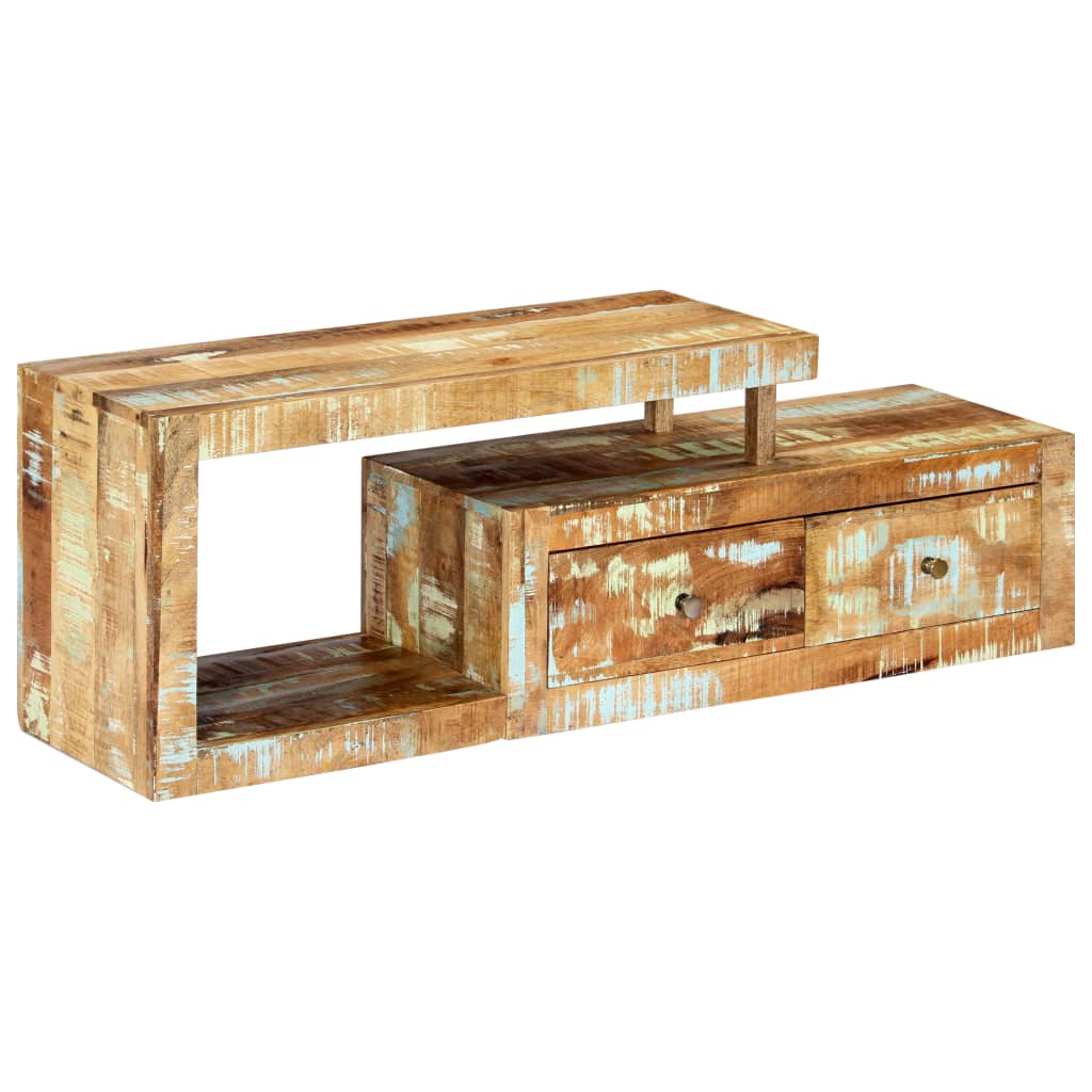 Tv-Meubel 120X30X40 Cm Massief Gerecycled Hout