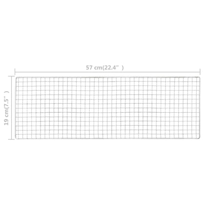 Campingbarbecue Draagbaar 60X22,5X33 Cm Roestvrij Staal