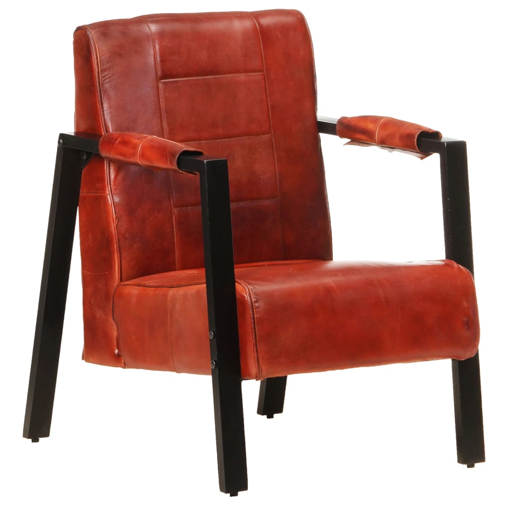 Fauteuil 60X80X87 Cm Echt Geitenleer