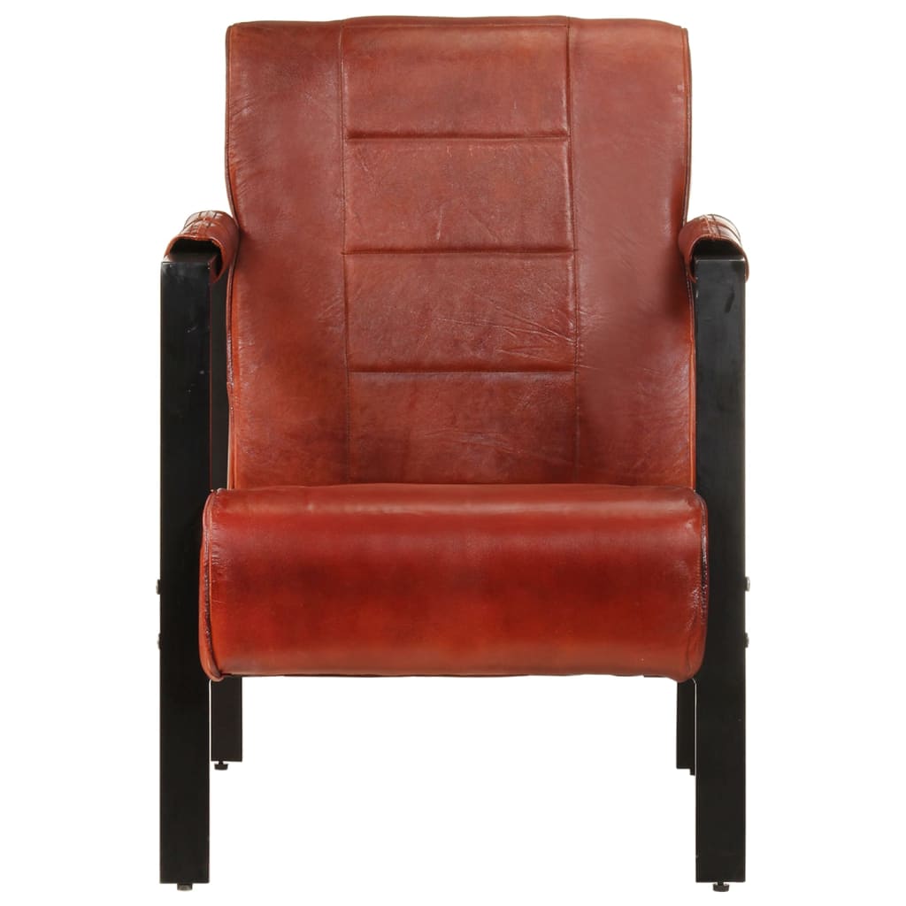 Fauteuil 60X80X87 Cm Echt Geitenleer