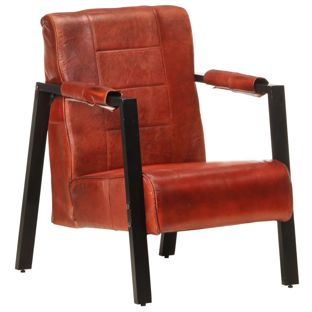 Fauteuil 60X80X87 Cm Echt Geitenleer