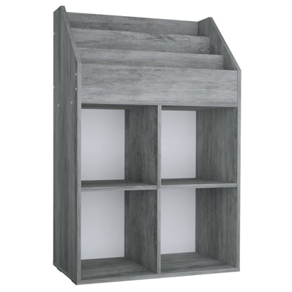 Kindertijdschriftenrek 71X30X114 Cm Bewerkt Hout