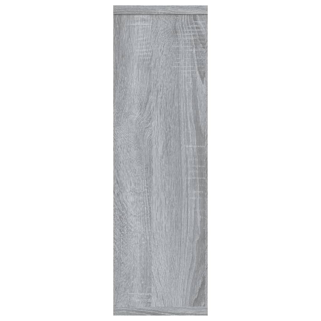 Wandschap 85X16X52,5 Cm Bewerkt Hout Eikenkleur