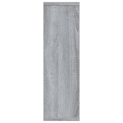 Wandschap 85X16X52,5 Cm Bewerkt Hout Eikenkleur