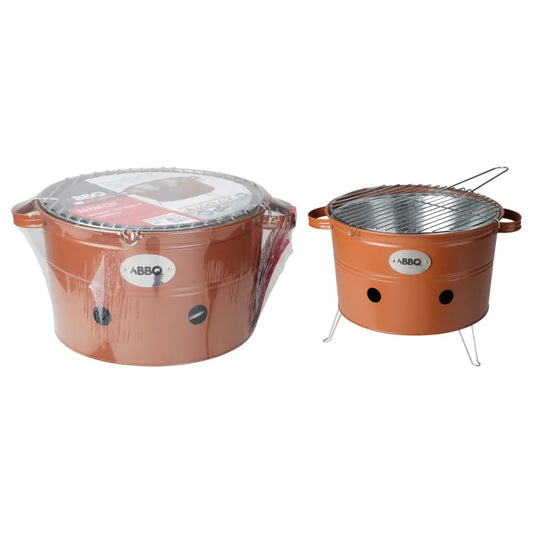 Progarden Barbecue Emmer Met Handvatten 34,5 Cm Matoranje